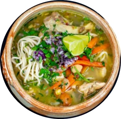 Nepali thukpa noodle soup in Leuven